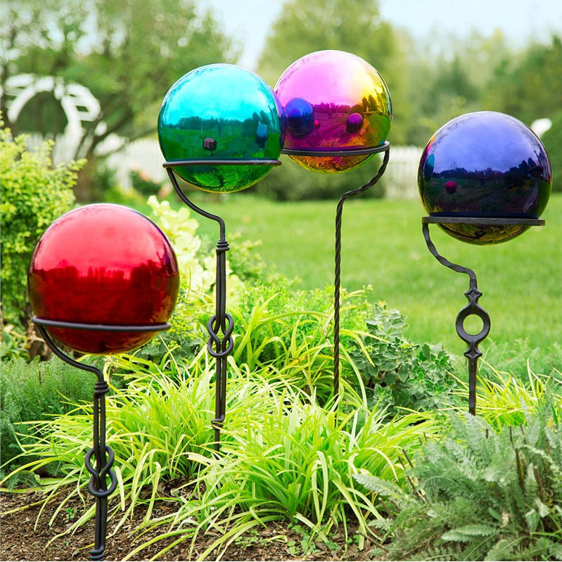 plow hearth gazing ball reviews wayfair christmas decoration discounts